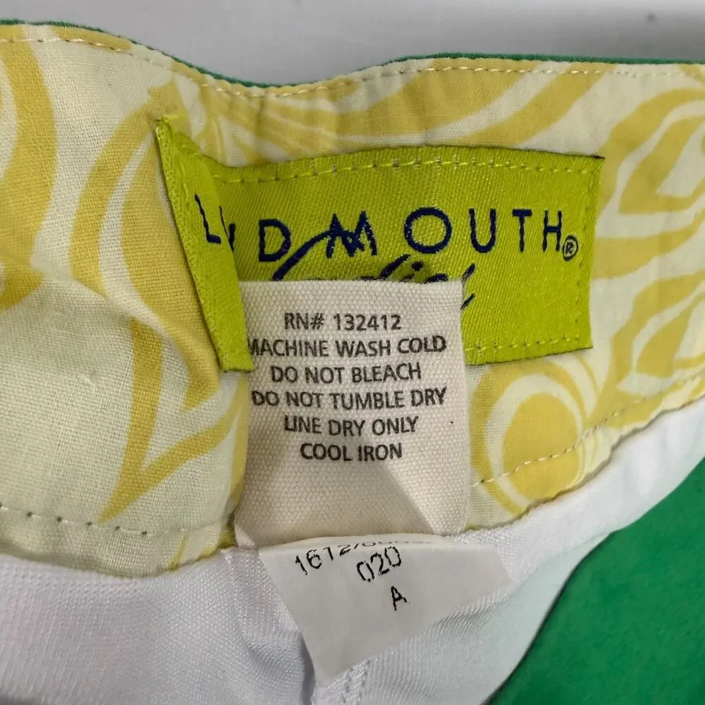 Embroidered Shamrock Loudmouth Ladies Golf Skort Kelly Green Size 14 US